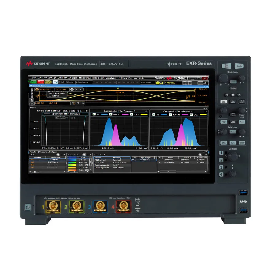 Keysight EXR404A Infiniium oscyloskop rzeczywistej transmisji