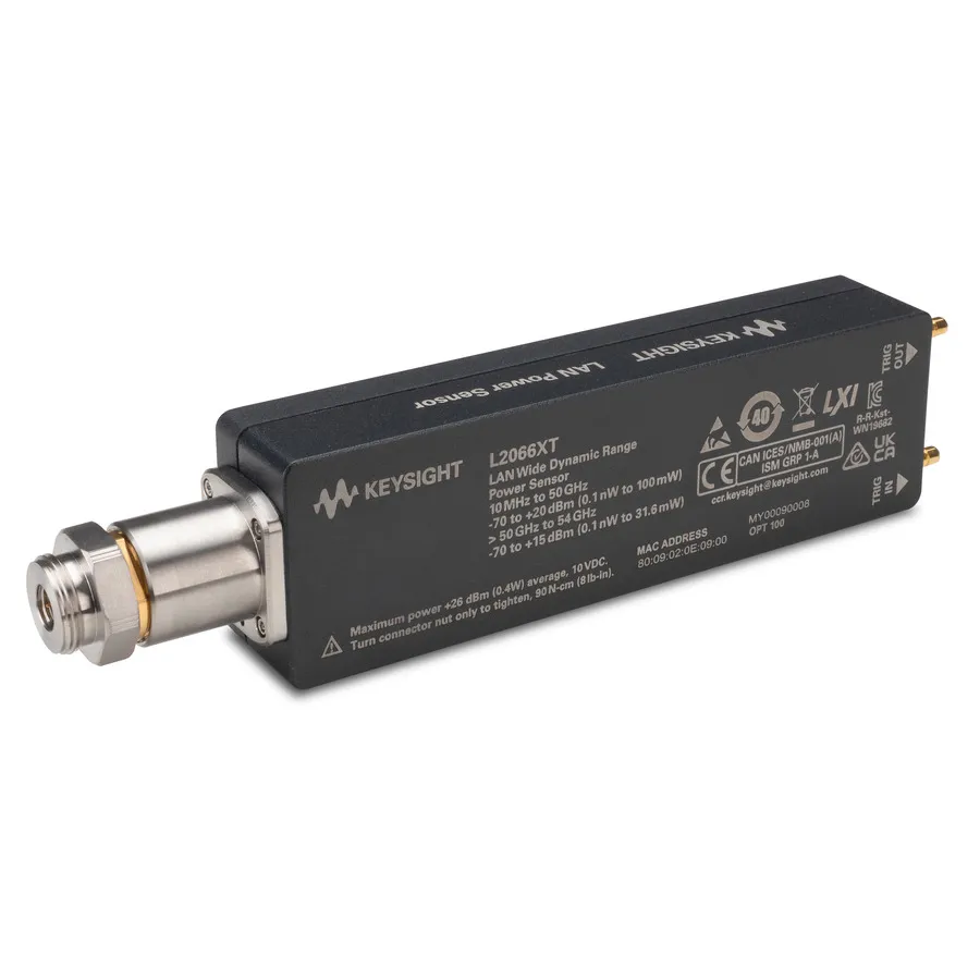 Czujnik mocy RF szczytowy i średni o zgodności próżni termicznej Keysight L2066XT