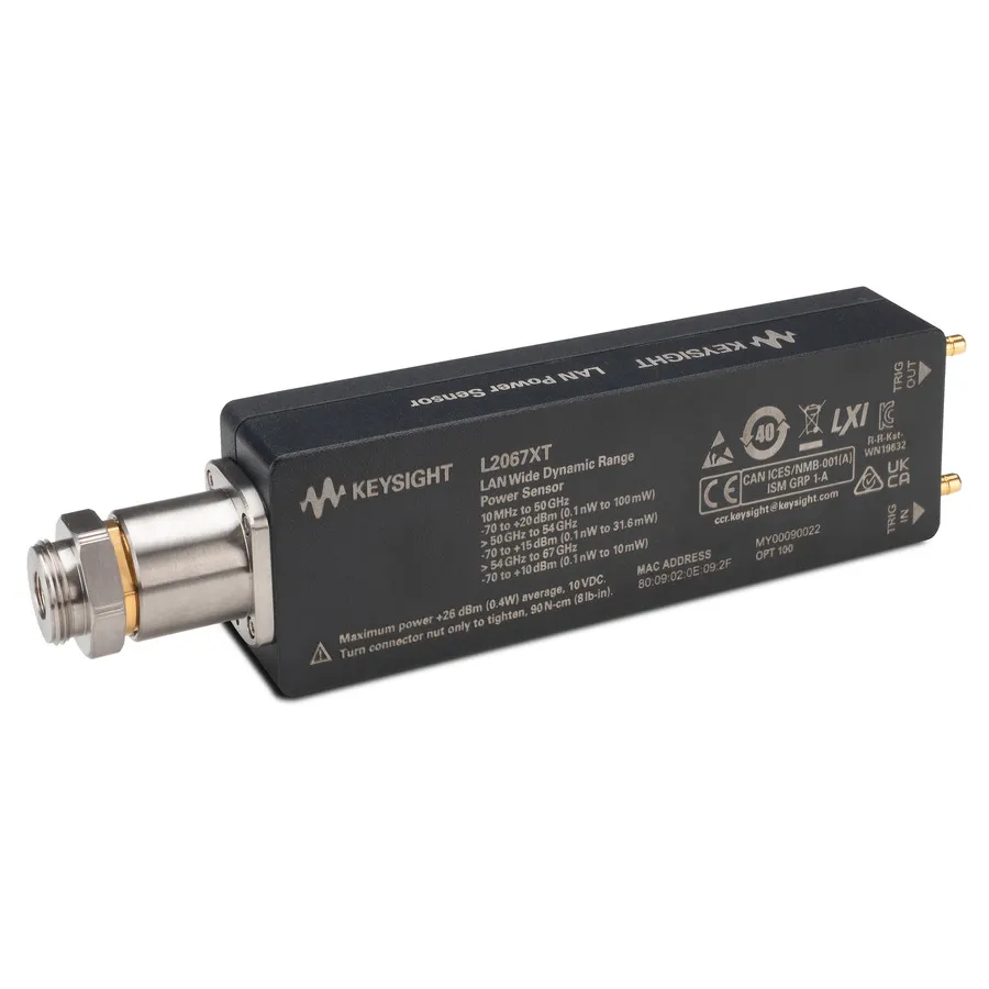 Czujnik mocy do badań termo-próżniowych Keysight L2067XT/100/U2037A