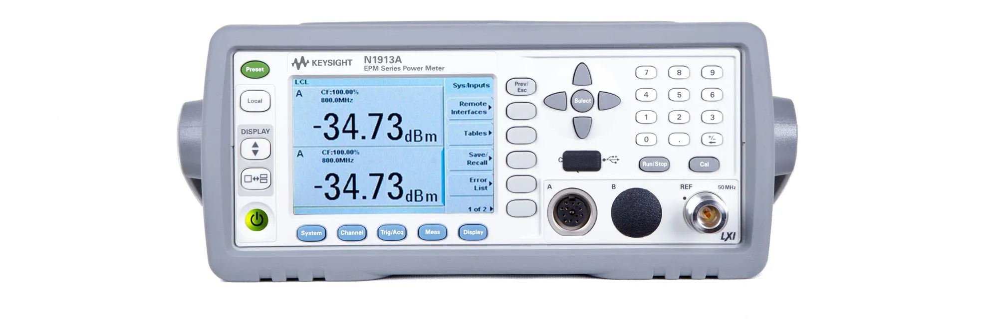 Jednokanalowy miernik mocy Keysight N1913A
