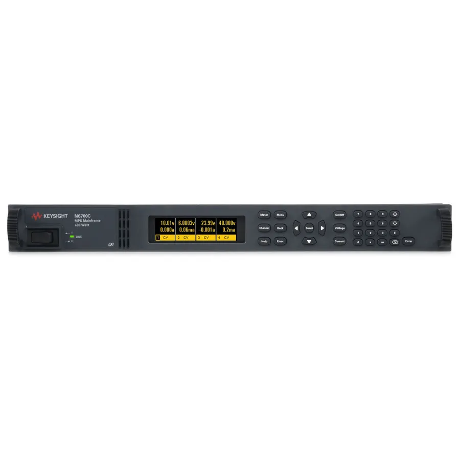 Keysight N6700C Obudowa Główna Modułowego Systemu Zasilania z Montażem w Stojaku