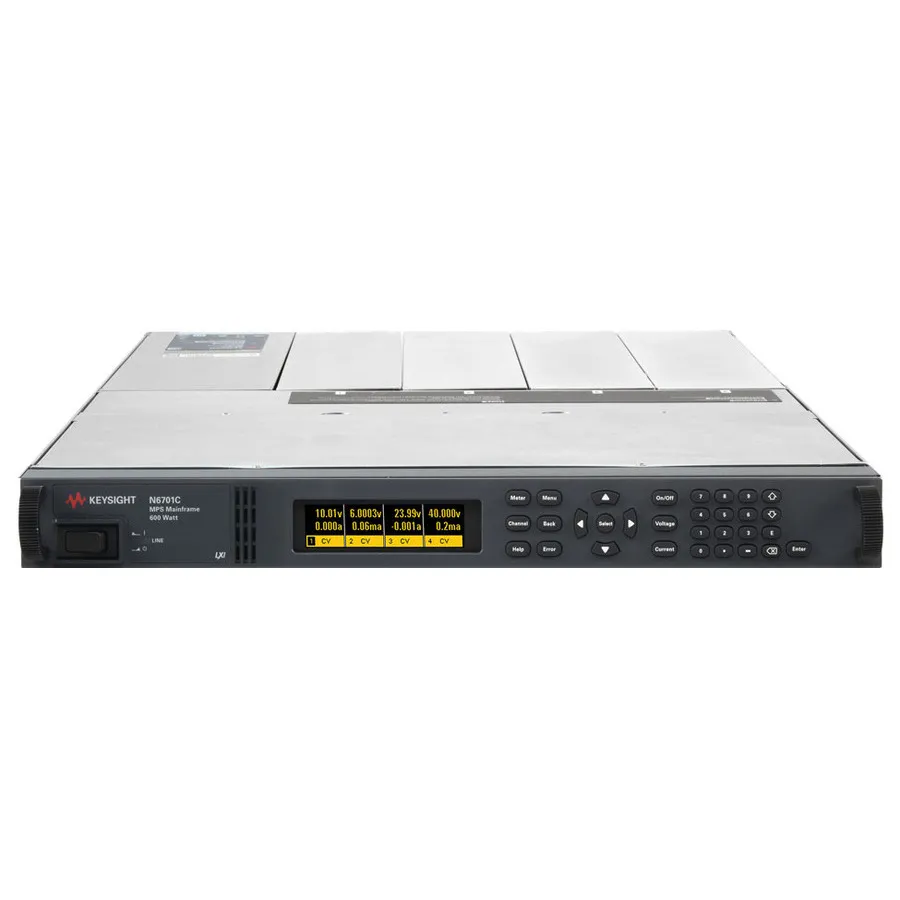 Keysight N6701C Obudowa Główna Modułowego Systemu Zasilania z Zestawem Montażu w Stojaku