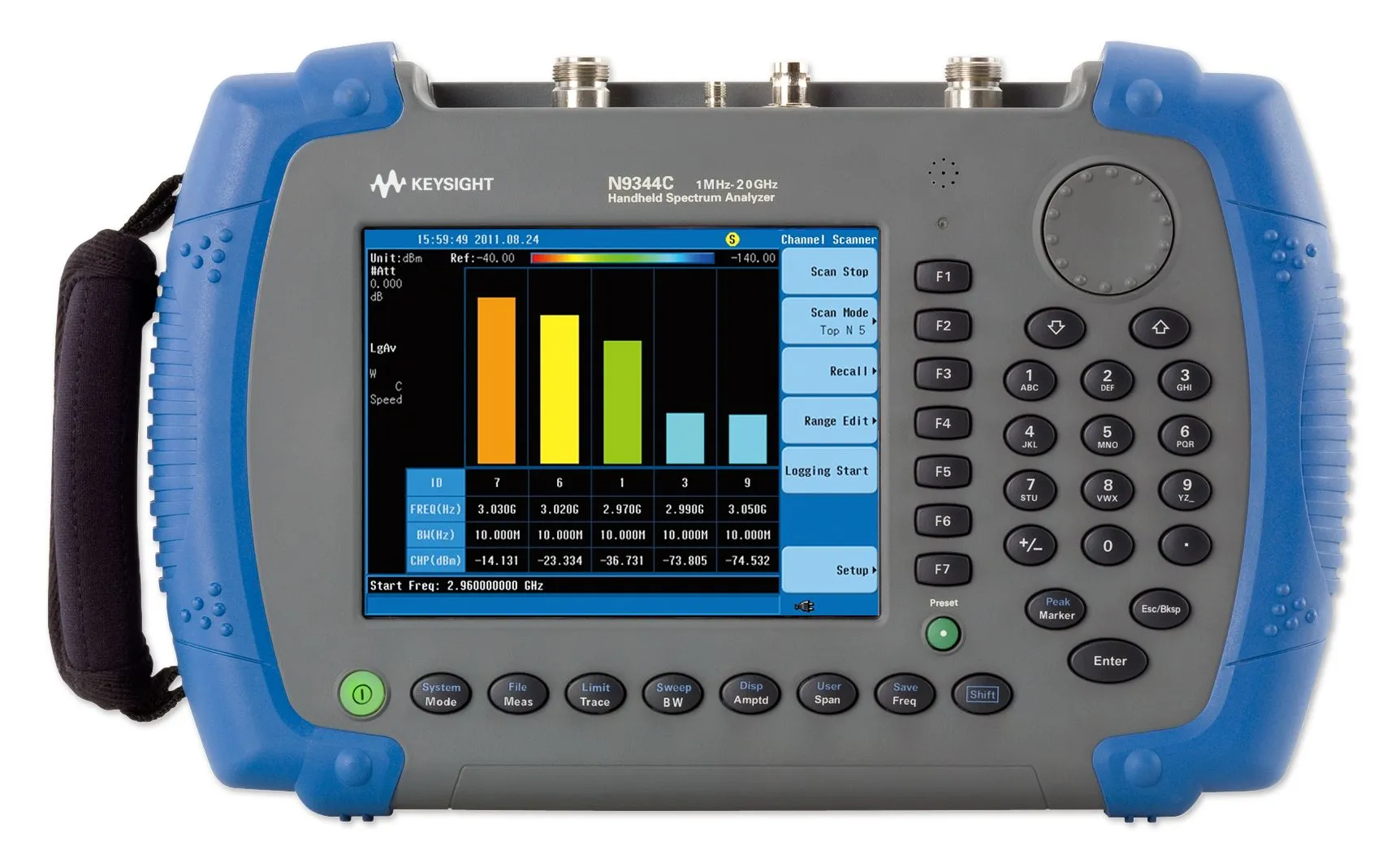 Przenośny analizator widma Keysight N9344C