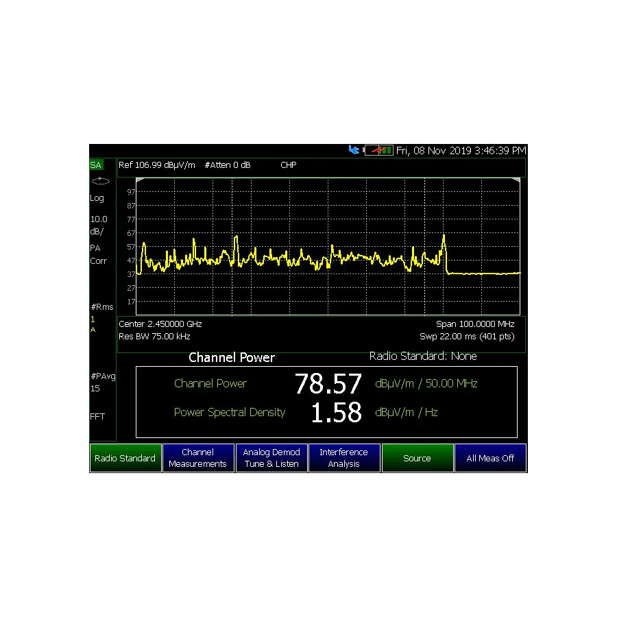 Keysight N9912CU/358 Opcja pomiarów EMF