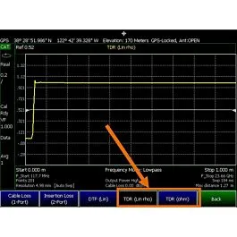 Keysight N9916B-215 Pomiar Kabli TDR