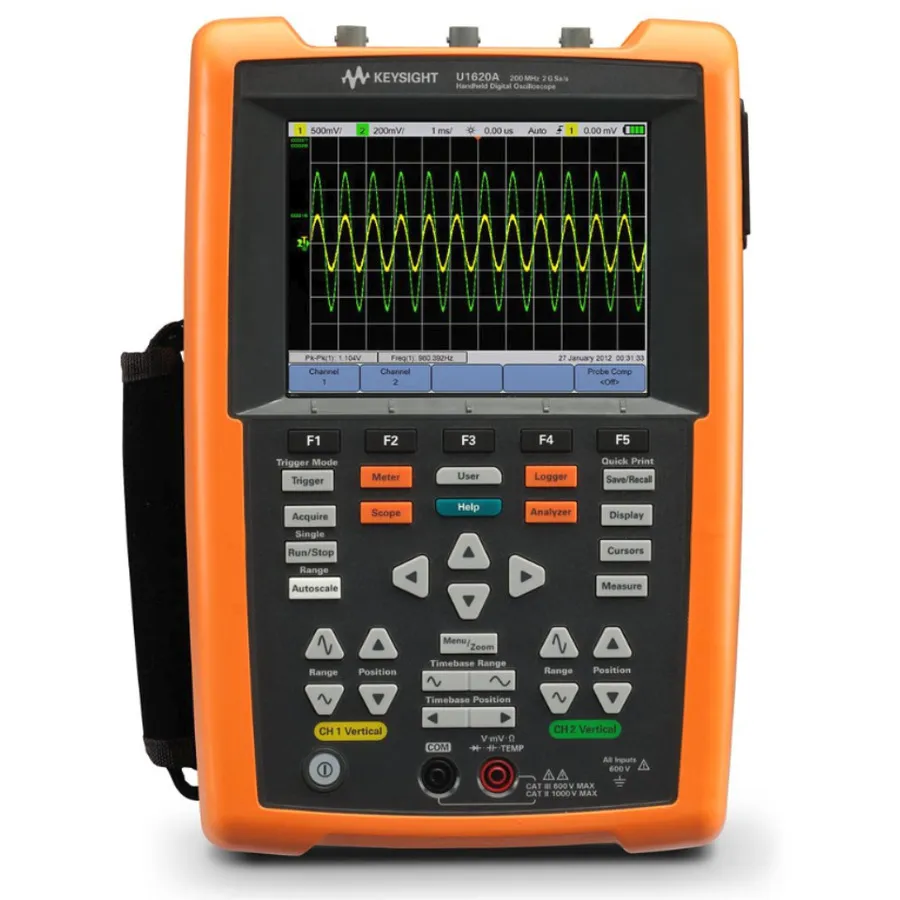 Keysight U1620A Oscyloskop przenośny 200 MHz 2-kanałowy