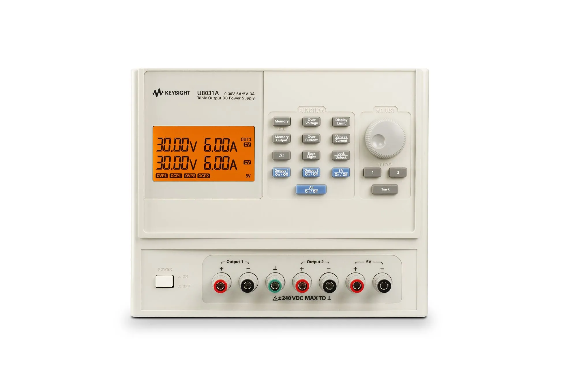 Keysight U8031A Zasilacz DC z trzema wyjściami
