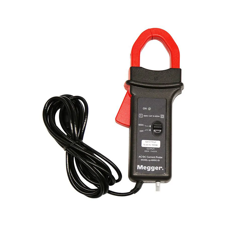 Zestaw zacisku pomiarowego prądowego Hall Effect Megger CP-600DC-ID-KIT