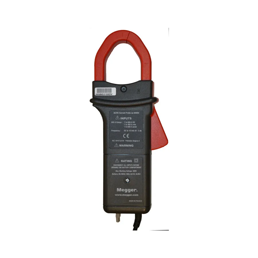 Zacisk pomiarowy prądowy Hall Effect Megger CP-600DC-ID AC/DC