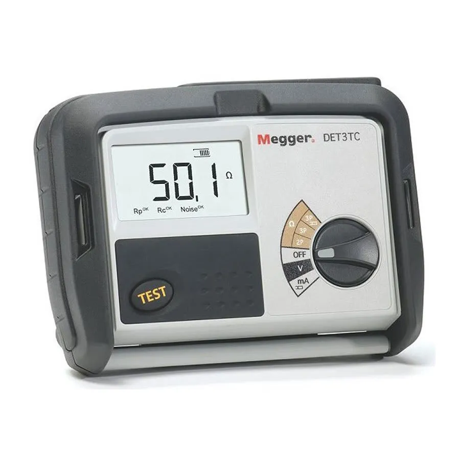 Cyfrowy tester uziemienia Megger DET3TC