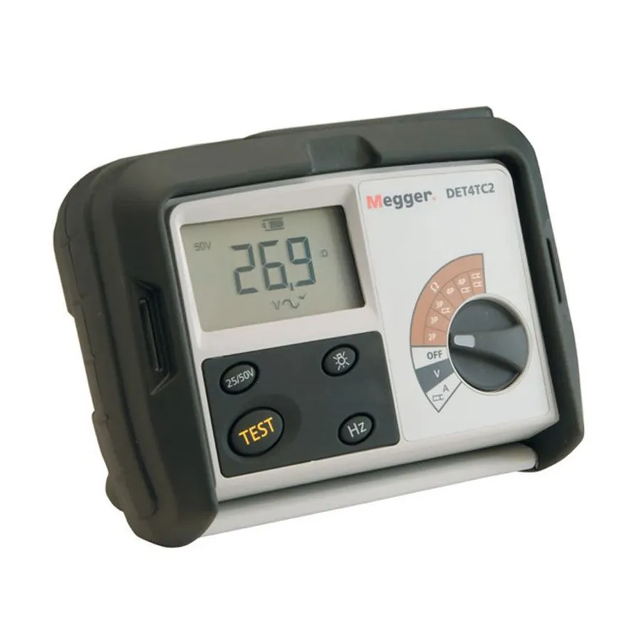 Tester oporu uziemienia Megger DET4TC2 + Zaciski