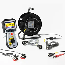 Megger DLRO2-KC100C-KIT Zestaw omomierza niskiego oporu z rolką sondy Kelvin 100m