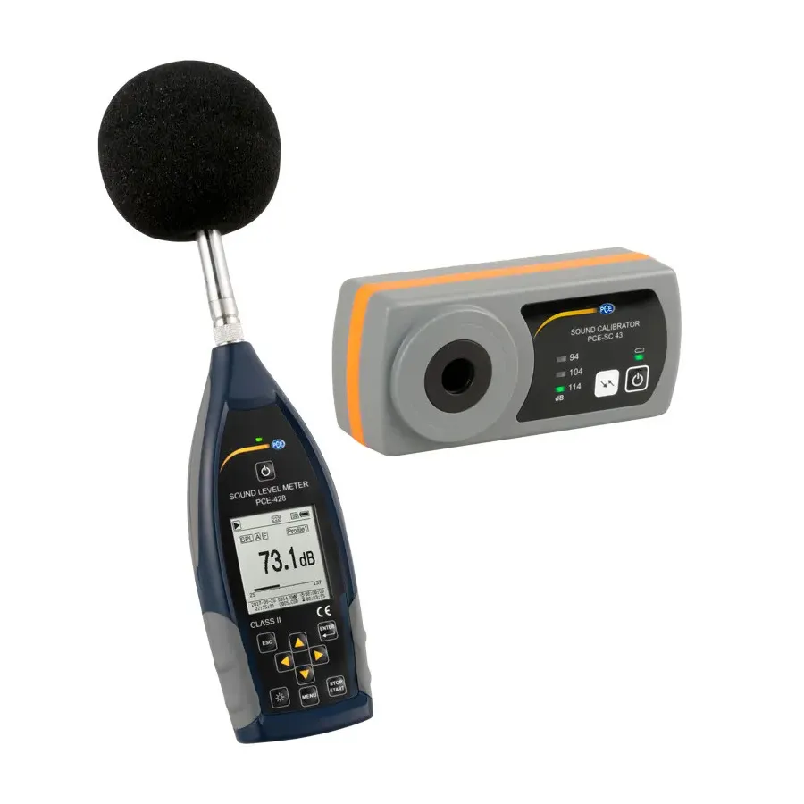 Zestaw miernika poziomu dźwięku PCE Instruments PCE-428-KIT-N