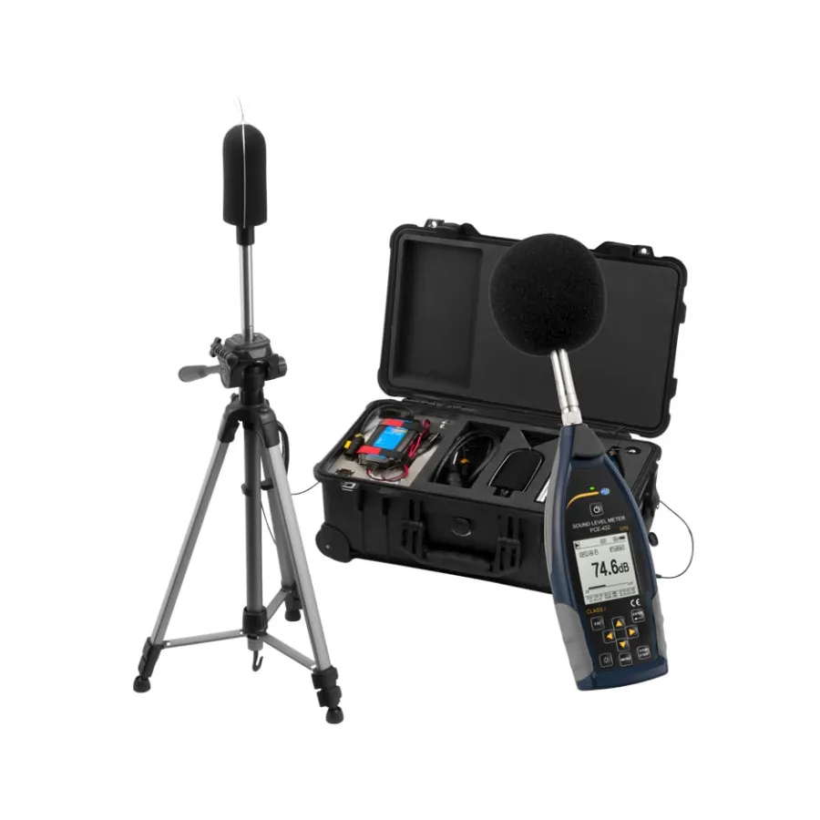 Miernik poziomu dźwięku PCE Instruments PCE-432-EKIT-US