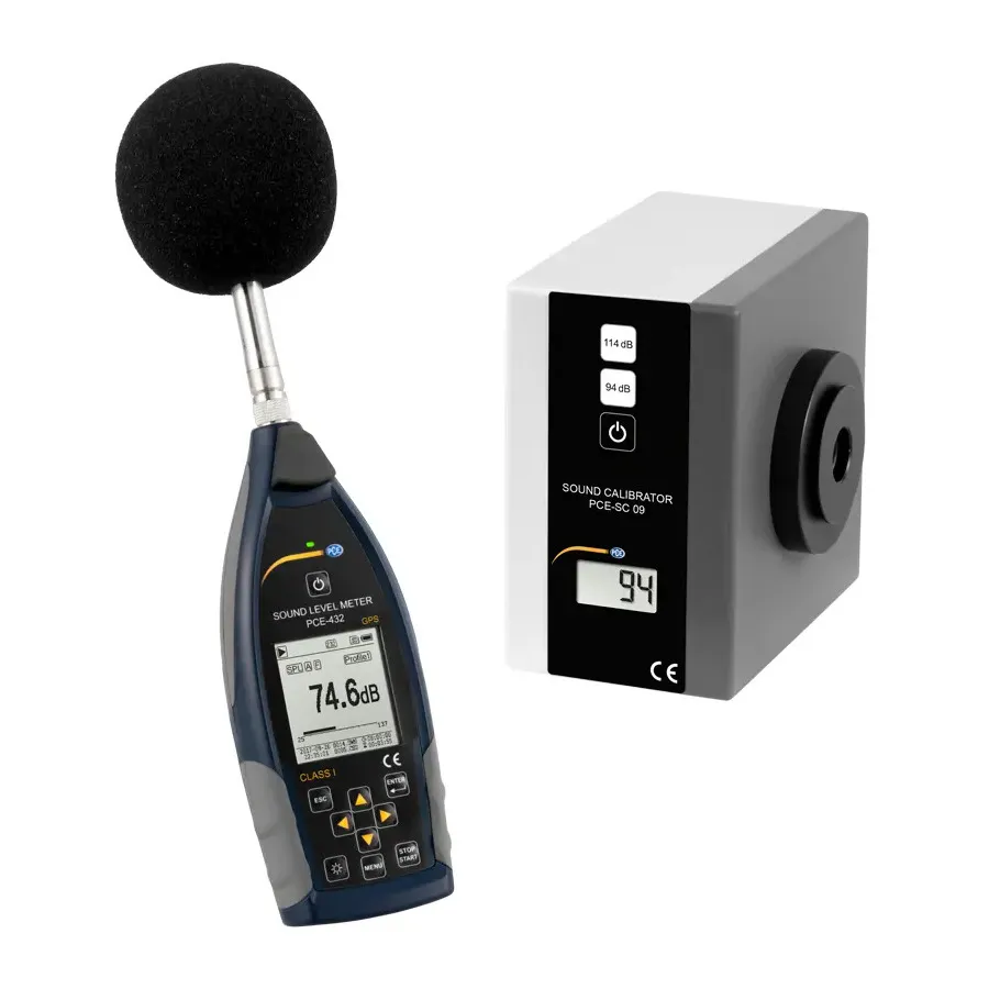 PCE Instruments PCE-432-SC 09 Zestaw Miernika Poziomu Dźwięku