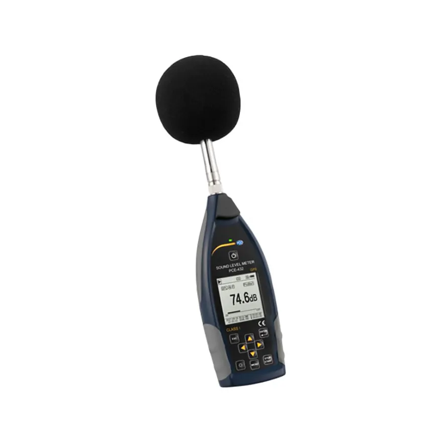 Miernik poziomu dźwięku PCE Instruments PCE-432 z rejestracją danych i GPS