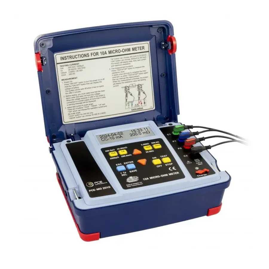 PCE Instruments PCE-MO 2010 Mikroohmomierz