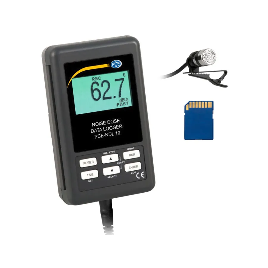 PCE Instruments PCE-NDL 10 Miernik decybeli z rejestrowaniem danych