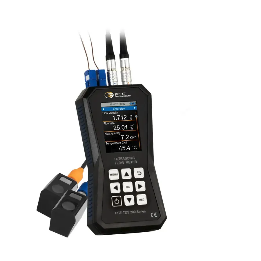Przepływomierz ultradźwiękowy PCE Instruments PCE-TDS 200+ S