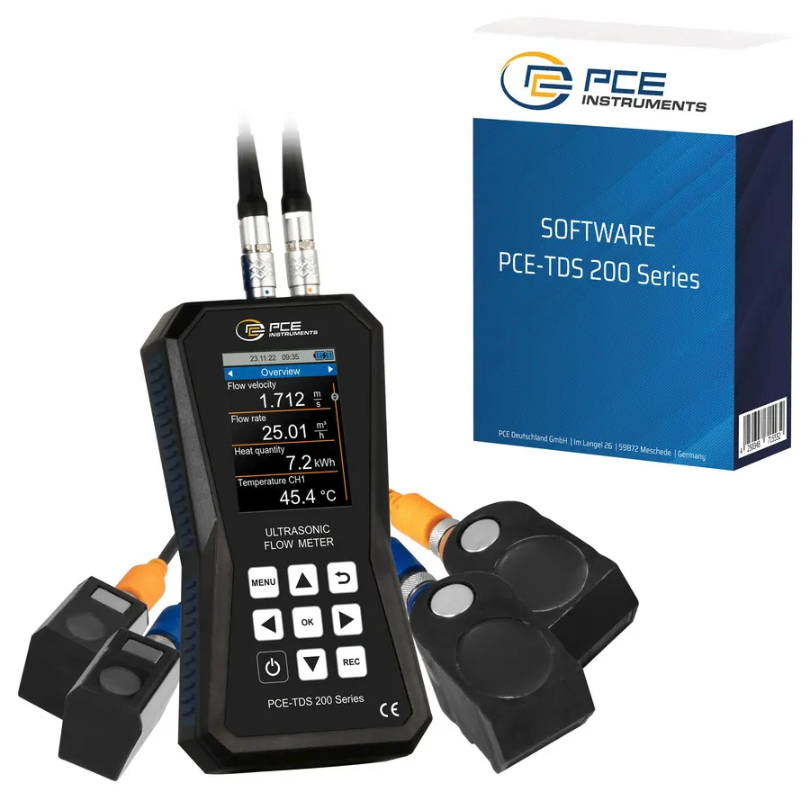 Przepływomierz ultradźwiękowy PCE Instruments PCE-TDS 200 SM-SW-KIT