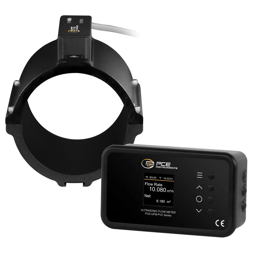 PCE Instruments PCE-UFM 80PVC przepływomierz ultradźwiękowy typu zacisku