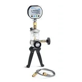 Pompa hydrauliczna ręczna Ralston Instruments QTHP-1KPSIG-D z manometrem ciśnienia