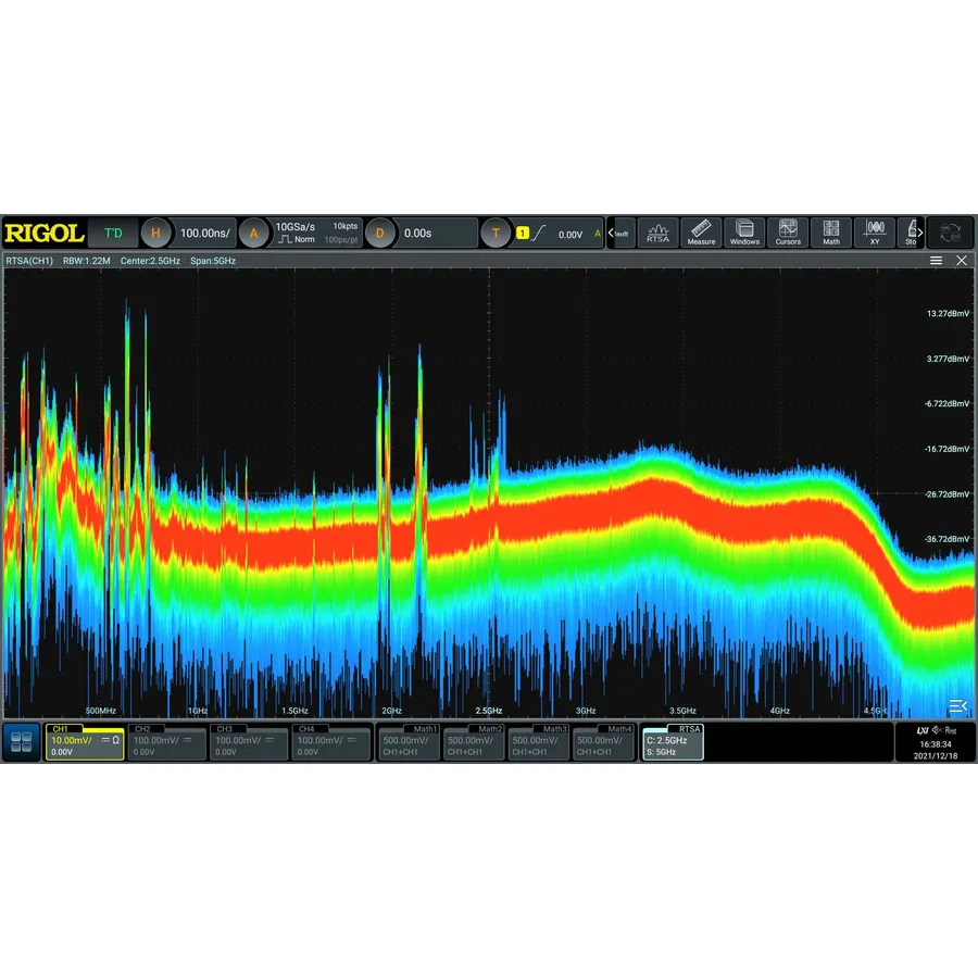 RIGOL DS70000-RTSA Opcja analizy spektrum w czasie rzeczywistym