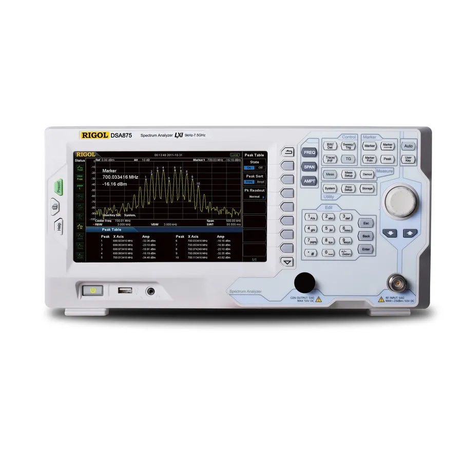 Analizator Spektrum RF RIGOL DSA875