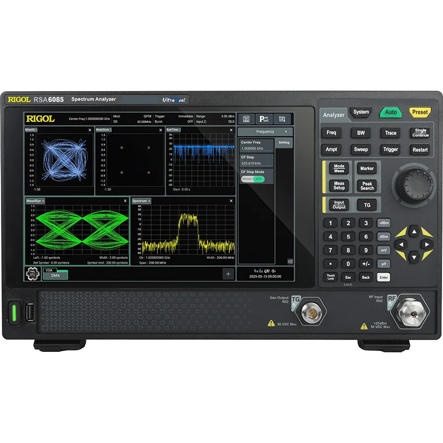 Analizator spektrum rzeczywistego czasu RIGOL RSA6085