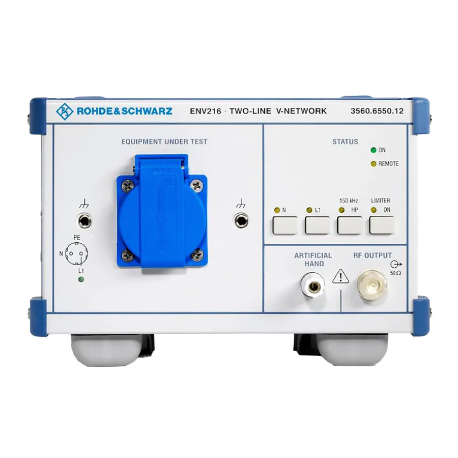 Sieć stabilizująca impedancję Rohde & Schwarz ENV216