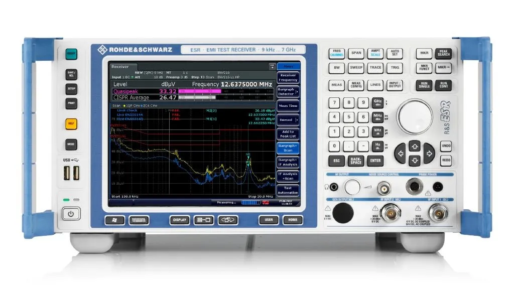 Odbiornik testowy EMI Rohde & Schwarz ESR7
