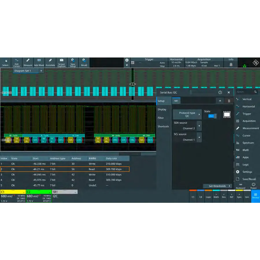 Rohde & Schwarz MXO4-PK1 pakiet aplikacyjny