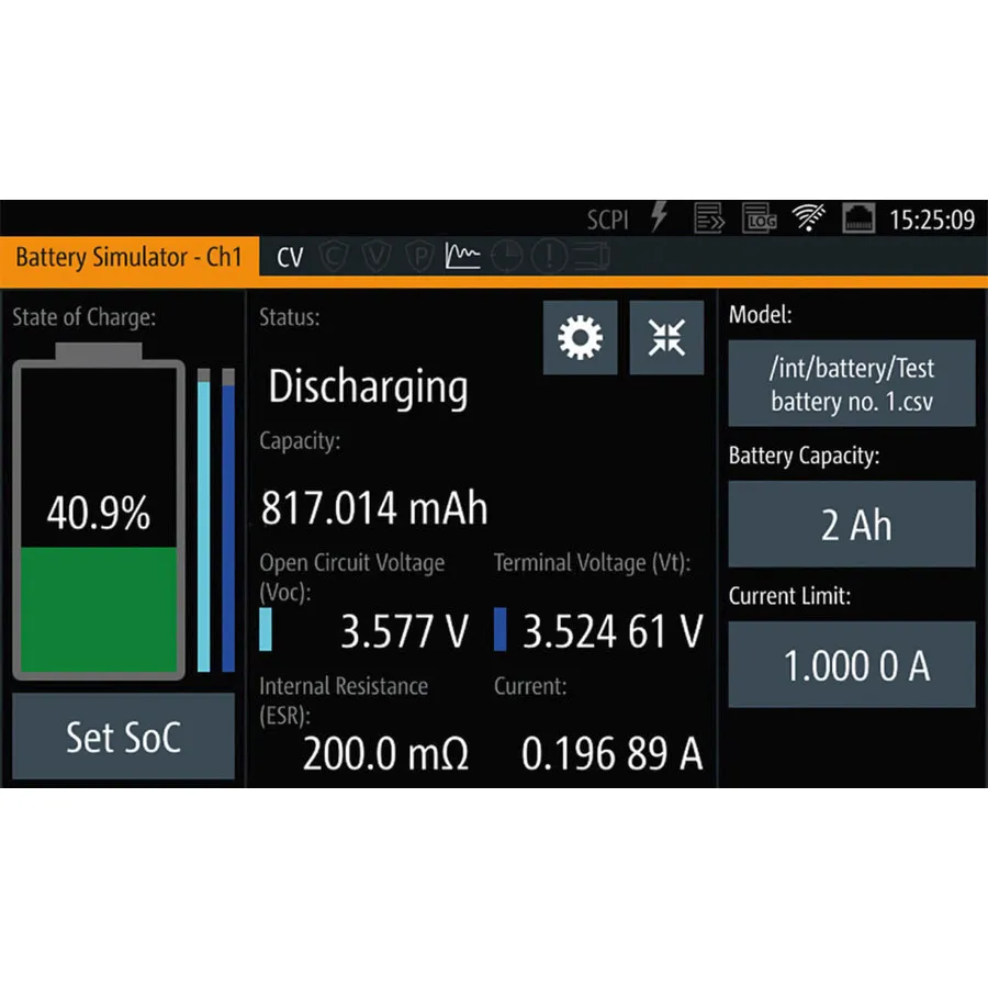 Rohde & Schwarz NGM-K106 Opcja symulacji baterii