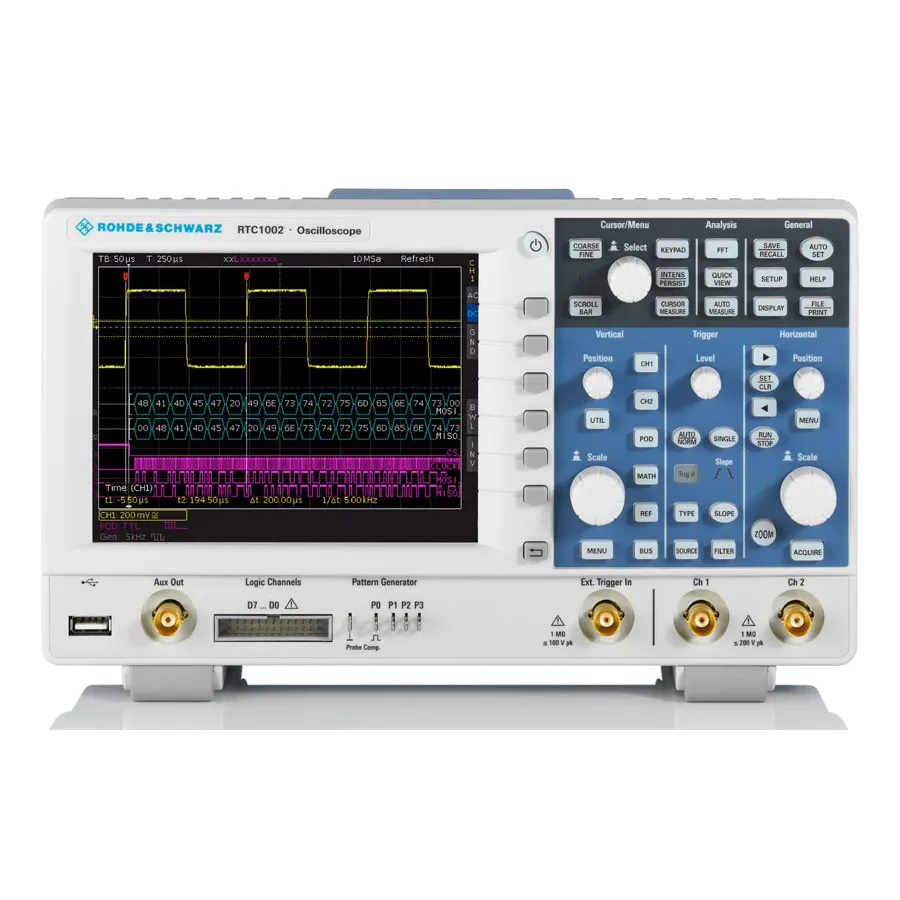 Pakiet edukacyjny oscyloskopu cyfrowego Rohde & Schwarz RTC1002EDU