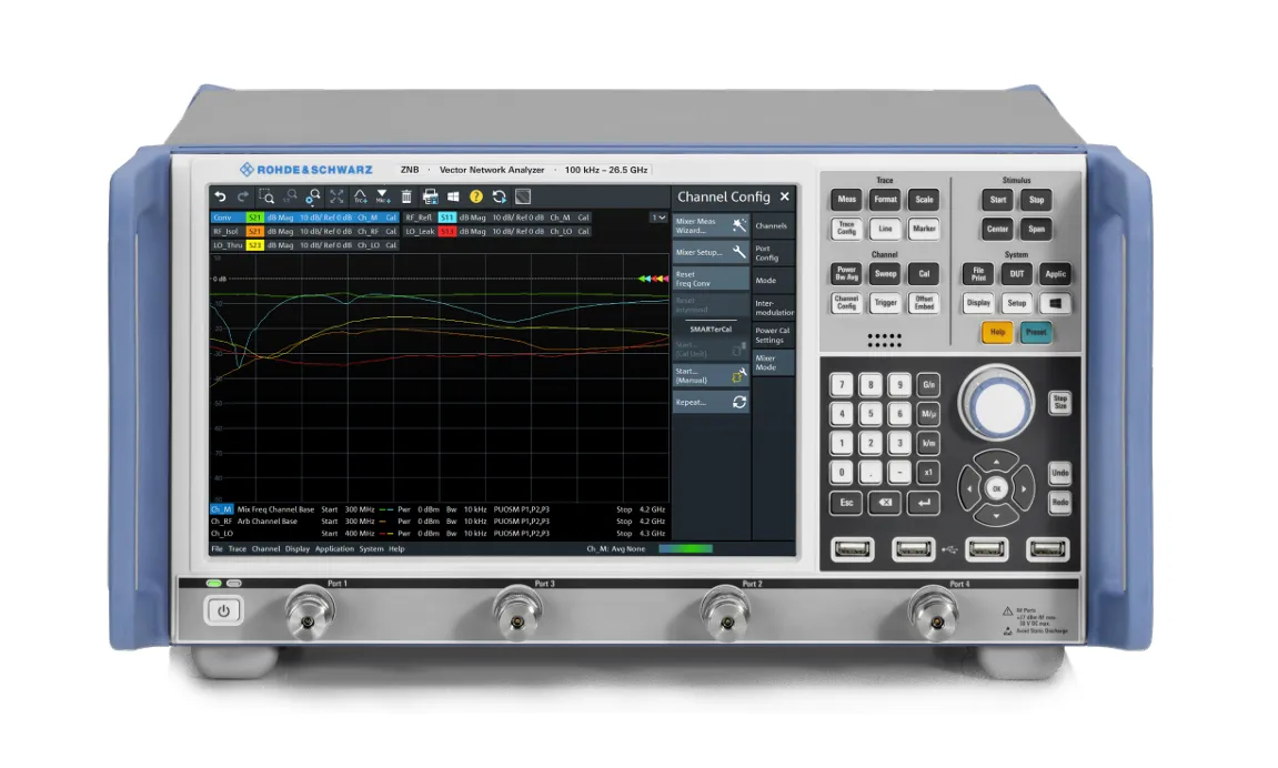 Analizator sieci wektorowych Rohde & Schwarz ZNB26 (4-portowy)