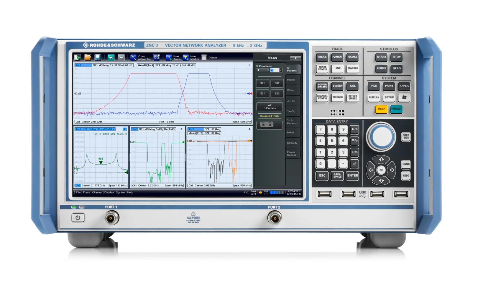 Rohde & Schwarz ZNC3 Analizator sieci wektorowej