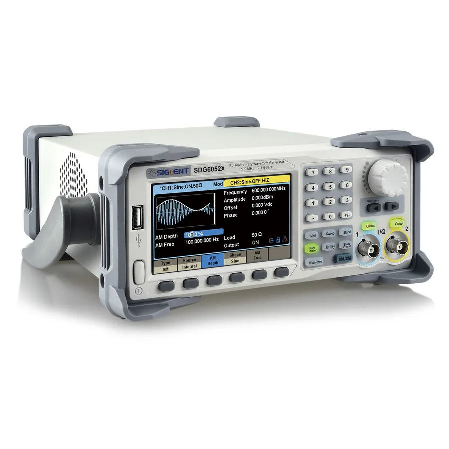 Generator impulsów/arbitralnych przebiegów Siglent SDG6052X 500 MHz dwukanałowy