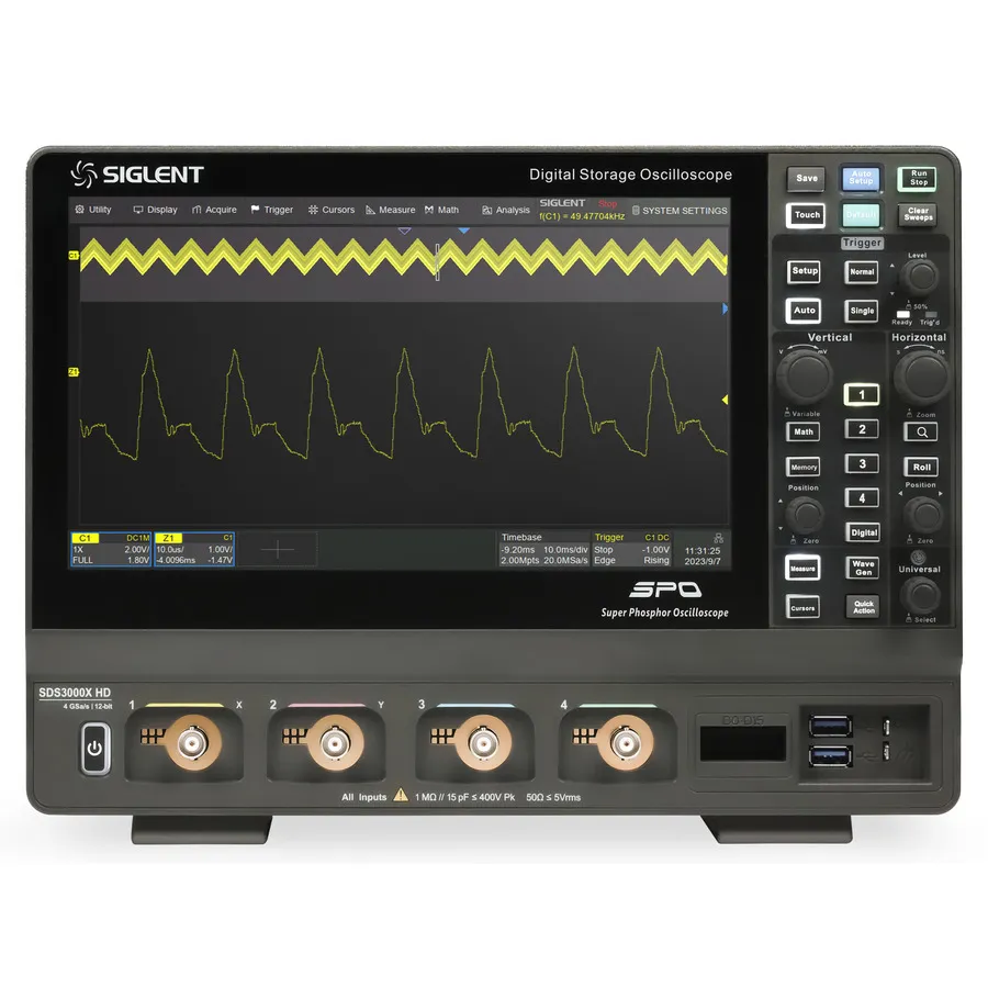 Siglent SDS3104X HD Oscyloskop Mieszany