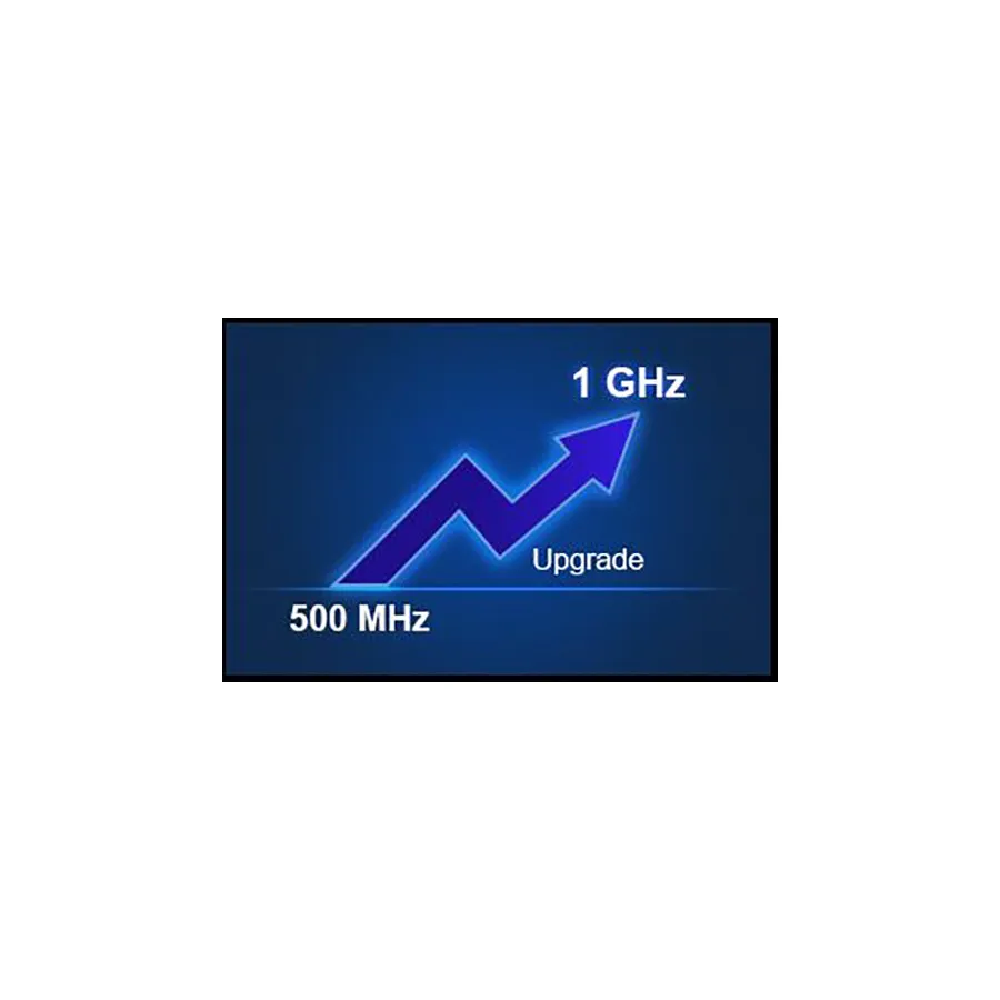 Upgrade przepustowości oscyloskopu Siglent SDS6000L-4BW10, 500 MHz do 1 GHz