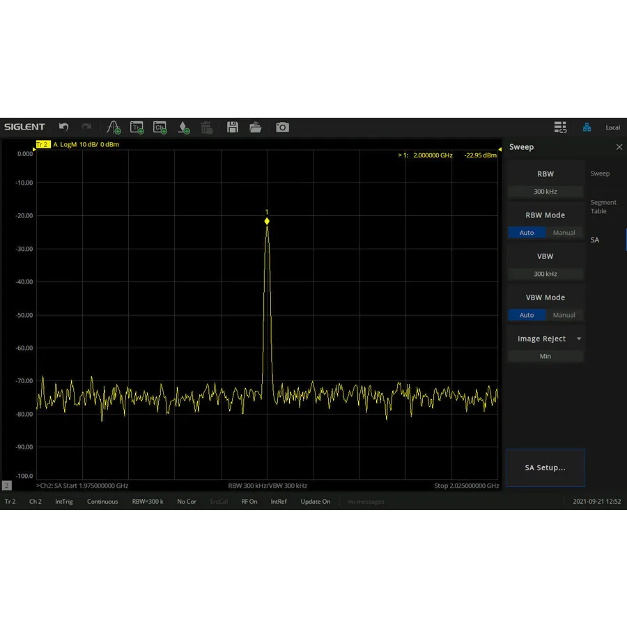 Siglent SNA5000-SA Analizator Spektrum