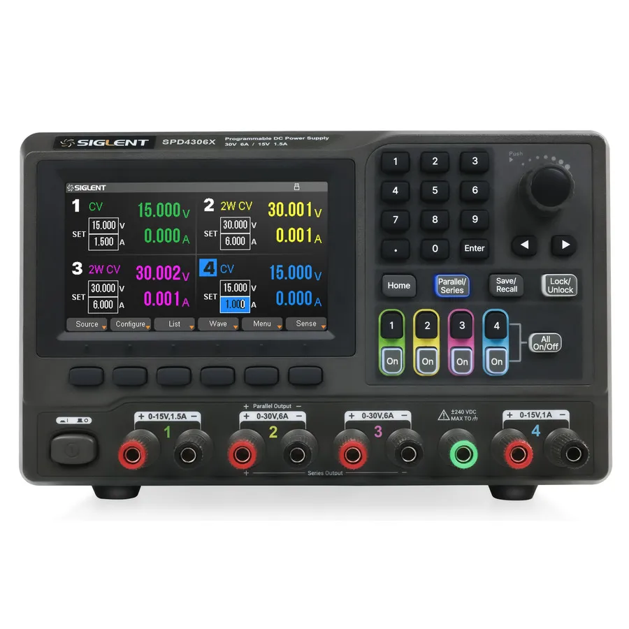 Zasilacz liniowy DC programowalny Siglent SPD4306X