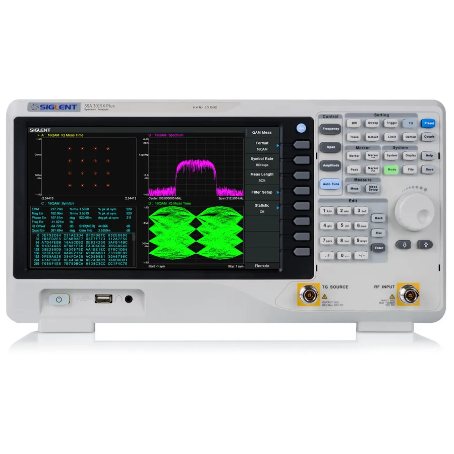 Analizator spektrum Siglent SSA3015X Plus