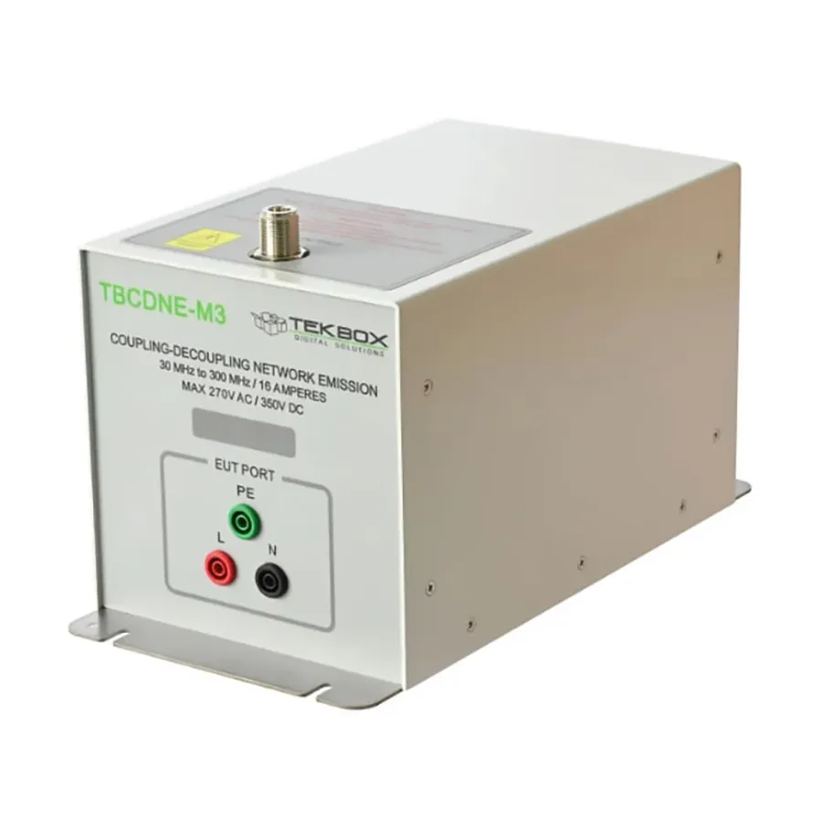 TekBox TBCDNE-M3 Sieć sprzęgująco-odsprzęgająca — Emisja
