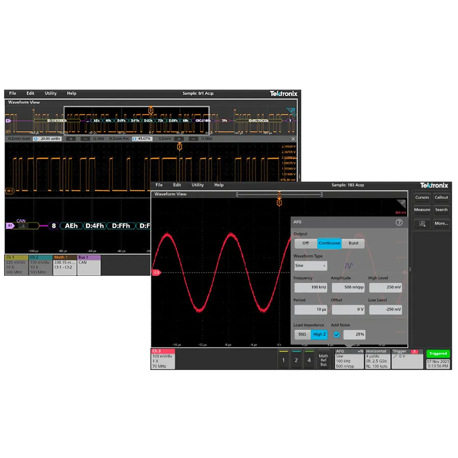 Pakiet analizy wyzwalaczy szeregowych Tektronix 2-ULTIMATE