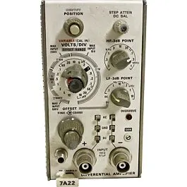 Wzmacniacz różnicowy Tektronix 7A22