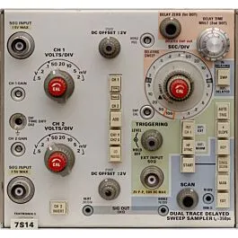 Tektronix 7S14 Dwukanałowy próbnik z opóźnionym przesunięciem