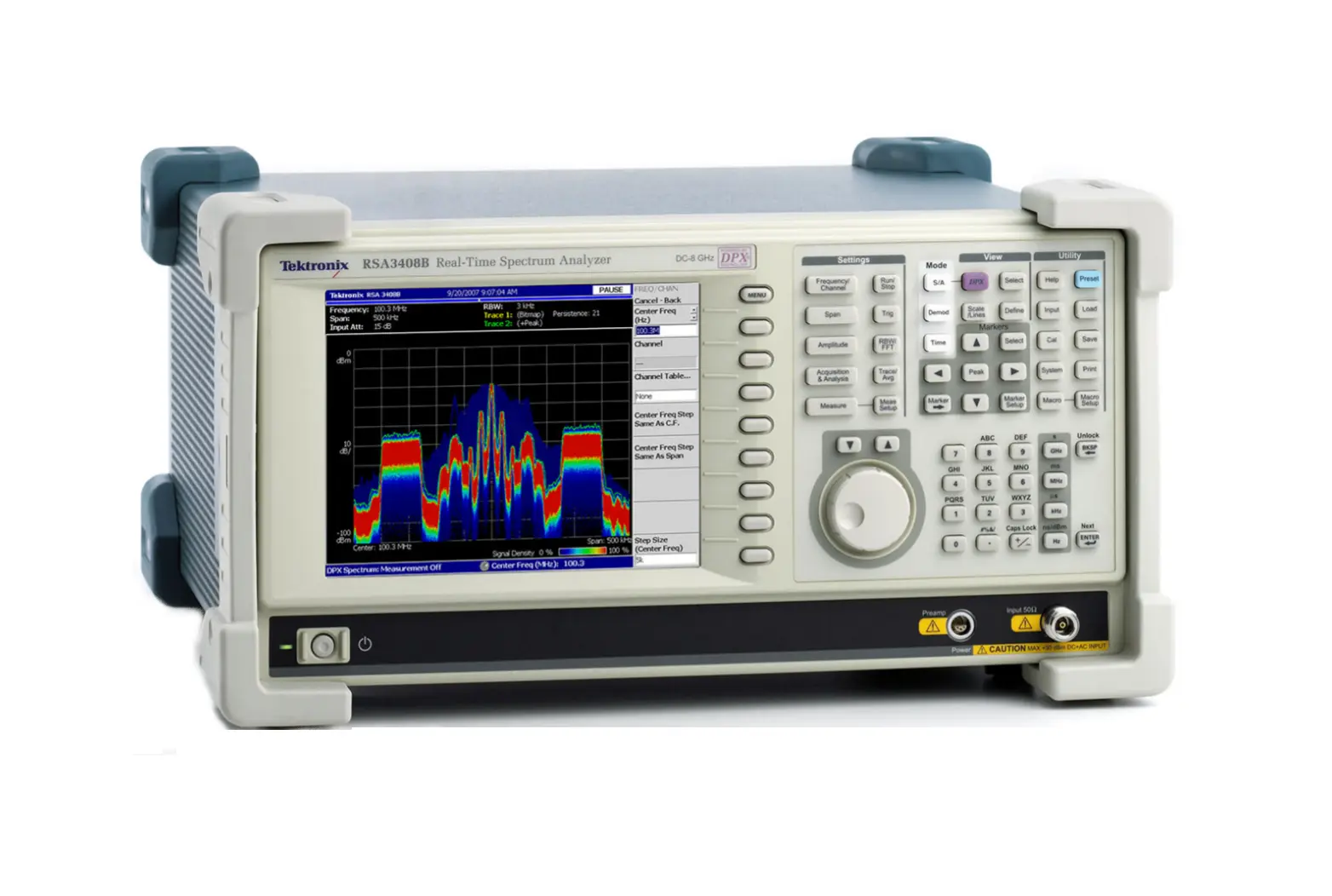 Tektronix RSA3408B Analizator widma czasu rzeczywistego