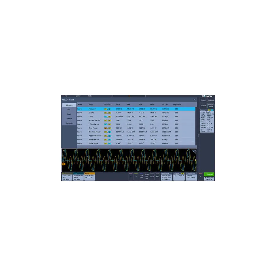 Licencja Tektronix SUP3/PWR Pomiar i Analiza Mocy
