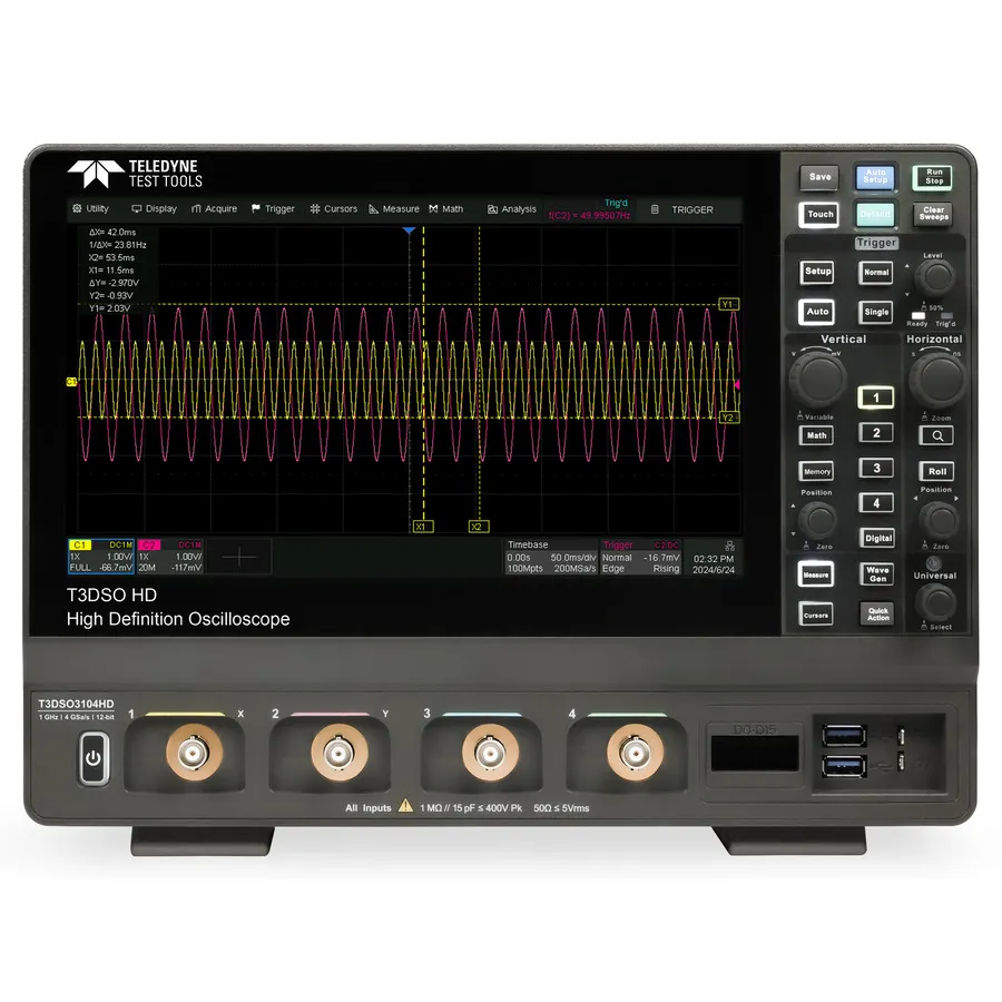 Cyfrowy oscyloskop Teledyne LeCroy T3DSO3034HD