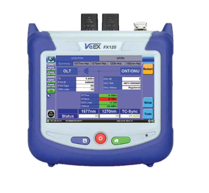 Zaawansowany analizator PON VeEX FX120